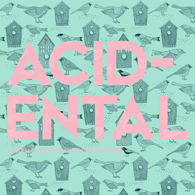 Alguém / Texto De Um Blog Qualquer